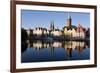 Old Town and River Trave at Lubeck, Schleswig-Holstein, Germany-Peter Adams-Framed Photographic Print