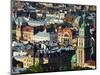 Old Town and the Virgin Marys Assumption Church Bell Tower, from Castle Hill, Lviv, Western Ukraine-Christian Kober-Mounted Photographic Print