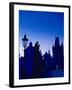 Old Town and Tower, Charles Bridge, Cent Bohemia-Walter Bibikow-Framed Premium Photographic Print