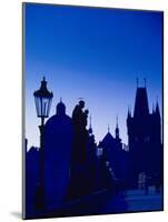 Old Town and Tower, Charles Bridge, Cent Bohemia-Walter Bibikow-Mounted Photographic Print