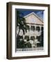 Old Town Architecture, Key West, Florida, USA-Fraser Hall-Framed Premium Photographic Print