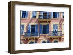 Old Town Architecture, Nice, Alpes Maritimes, Provence, Cote D'Azur, French Riviera, France, Europe-Amanda Hall-Framed Photographic Print