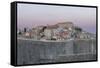 Old Town at Dawn-Rob Tilley-Framed Stretched Canvas