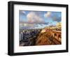 Old Town at sunset, Salvador, State of Bahia, Brazil, South America-Karol Kozlowski-Framed Photographic Print