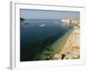 Old Town Beach and Harbour Area, Dubrovnik, Unesco World Heritage Site, Dalmatia, Croatia-Christian Kober-Framed Photographic Print