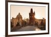 Old Town Bridge Tower and Charles Bridge at Sunrise-Markus-Framed Photographic Print