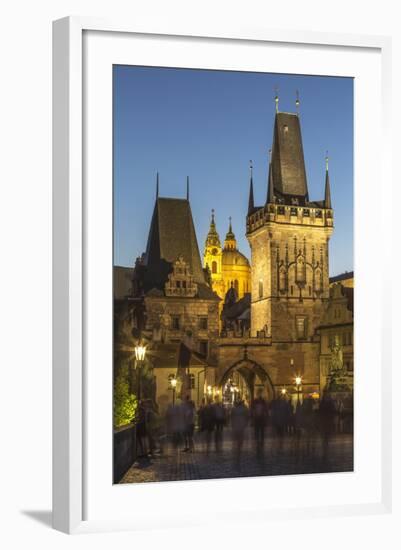 Old Town Bridge Tower from Charles Bridge-Angelo-Framed Photographic Print