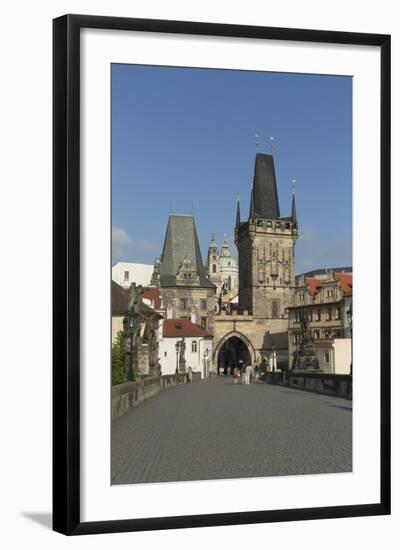 Old Town Bridge Tower from Charles Bridge-Angelo-Framed Photographic Print
