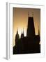 Old Town Bridge Tower in Silhouette, Prague, Czech Republic, Europe-Angelo-Framed Photographic Print