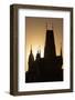 Old Town Bridge Tower in Silhouette, Prague, Czech Republic, Europe-Angelo-Framed Photographic Print