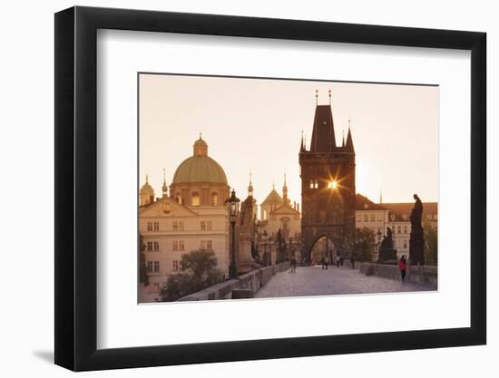 Old Town Bridge Tower-Markus-Framed Premium Photographic Print