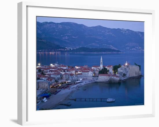 Old Town, Budva, Montenegro-Walter Bibikow-Framed Photographic Print