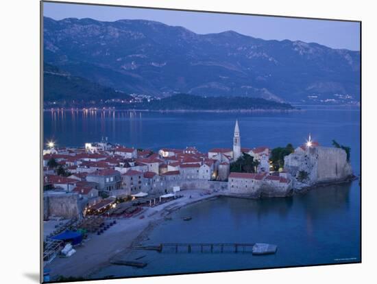 Old Town, Budva, Montenegro-Walter Bibikow-Mounted Photographic Print