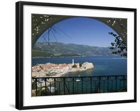 Old Town, Budva, Montenegro-Walter Bibikow-Framed Photographic Print