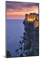 Old Town Buildings Perched on Cliff-Jon Hicks-Mounted Photographic Print