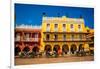 Old Town, Cartegena, Colombia, South America-Laura Grier-Framed Photographic Print