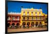 Old Town, Cartegena, Colombia, South America-Laura Grier-Framed Photographic Print