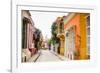 Old Town, Cartegena, Colombia, South America-Laura Grier-Framed Photographic Print