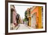 Old Town, Cartegena, Colombia, South America-Laura Grier-Framed Photographic Print