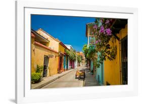 Old Town, Cartegena, Colombia, South America-Laura Grier-Framed Photographic Print