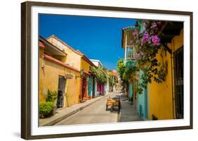 Old Town, Cartegena, Colombia, South America-Laura Grier-Framed Photographic Print