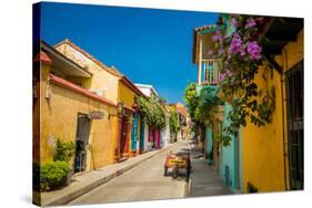 Old Town, Cartegena, Colombia, South America-Laura Grier-Stretched Canvas