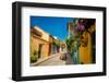 Old Town, Cartegena, Colombia, South America-Laura Grier-Framed Photographic Print