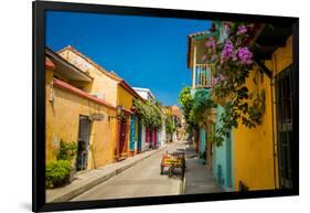 Old Town, Cartegena, Colombia, South America-Laura Grier-Framed Photographic Print