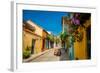 Old Town, Cartegena, Colombia, South America-Laura Grier-Framed Photographic Print