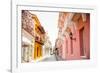 Old Town, Cartegena, Colombia, South America-Laura Grier-Framed Photographic Print