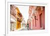 Old Town, Cartegena, Colombia, South America-Laura Grier-Framed Photographic Print