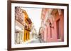 Old Town, Cartegena, Colombia, South America-Laura Grier-Framed Photographic Print