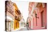 Old Town, Cartegena, Colombia, South America-Laura Grier-Stretched Canvas