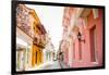 Old Town, Cartegena, Colombia, South America-Laura Grier-Framed Photographic Print