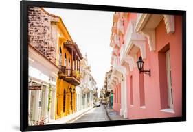 Old Town, Cartegena, Colombia, South America-Laura Grier-Framed Photographic Print