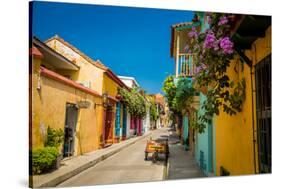 Old Town, Cartegena, Colombia, South America-Laura Grier-Stretched Canvas