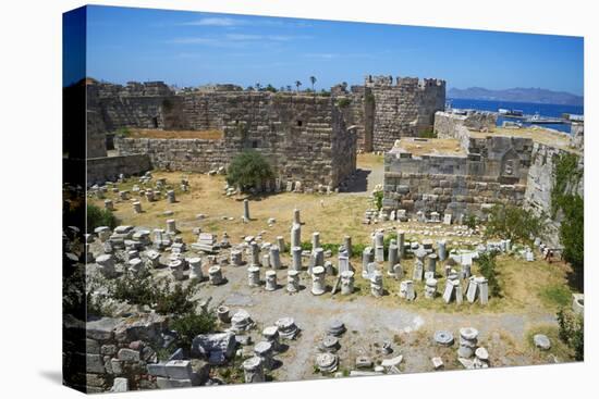 Old Town Castle, Kos, Dodecanese, Greek Islands, Greece, Europe-null-Stretched Canvas