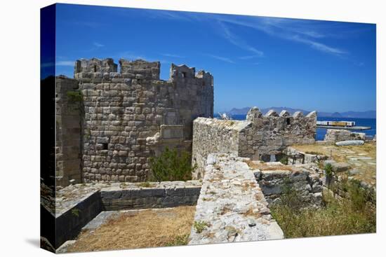 Old Town Castle, Kos, Dodecanese, Greek Islands, Greece, Europe-null-Stretched Canvas