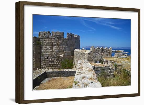 Old Town Castle, Kos, Dodecanese, Greek Islands, Greece, Europe-null-Framed Photographic Print