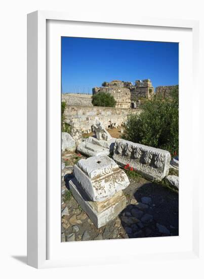 Old Town Castle, Kos, Dodecanese, Greek Islands, Greece, Europe-null-Framed Photographic Print