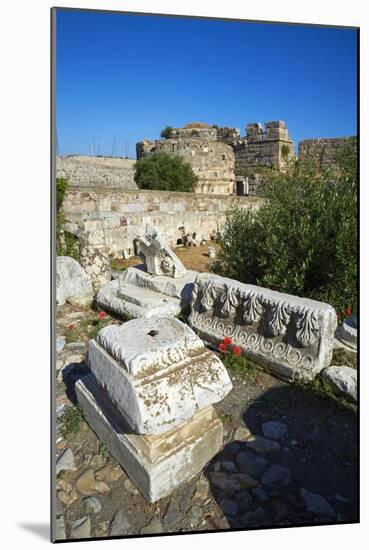 Old Town Castle, Kos, Dodecanese, Greek Islands, Greece, Europe-null-Mounted Photographic Print