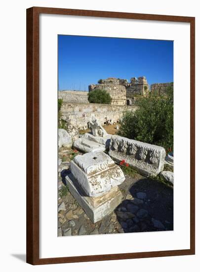 Old Town Castle, Kos, Dodecanese, Greek Islands, Greece, Europe-null-Framed Photographic Print