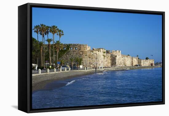 Old Town Castle, Kos, Dodecanese, Greek Islands, Greece, Europe-null-Framed Stretched Canvas