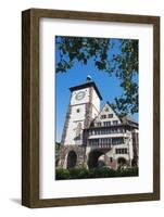 Old Town City Gate, Freiburg, Baden-Wurttemberg, Germany, Europe-Christian Kober-Framed Photographic Print