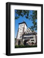 Old Town City Gate, Freiburg, Baden-Wurttemberg, Germany, Europe-Christian Kober-Framed Photographic Print