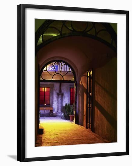 Old Town Colorful Alley, St. John Street, Krakow-Walter Bibikow-Framed Photographic Print