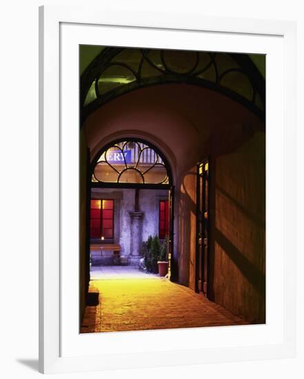 Old Town Colorful Alley, St. John Street, Krakow-Walter Bibikow-Framed Photographic Print