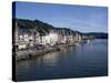 Old Town, Dinant, and River Meuse, Ardennes, Belgium-Hans Peter Merten-Stretched Canvas