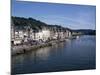 Old Town, Dinant, and River Meuse, Ardennes, Belgium-Hans Peter Merten-Mounted Photographic Print