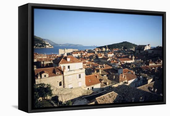 Old Town, Dubrovnik, Croatia-Vivienne Sharp-Framed Stretched Canvas